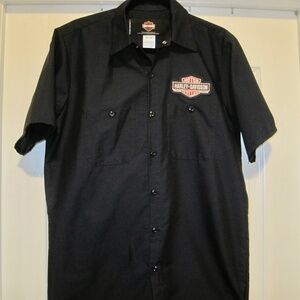 Harley-Davidson Mens Medium Button-Up Shirt Brand New
